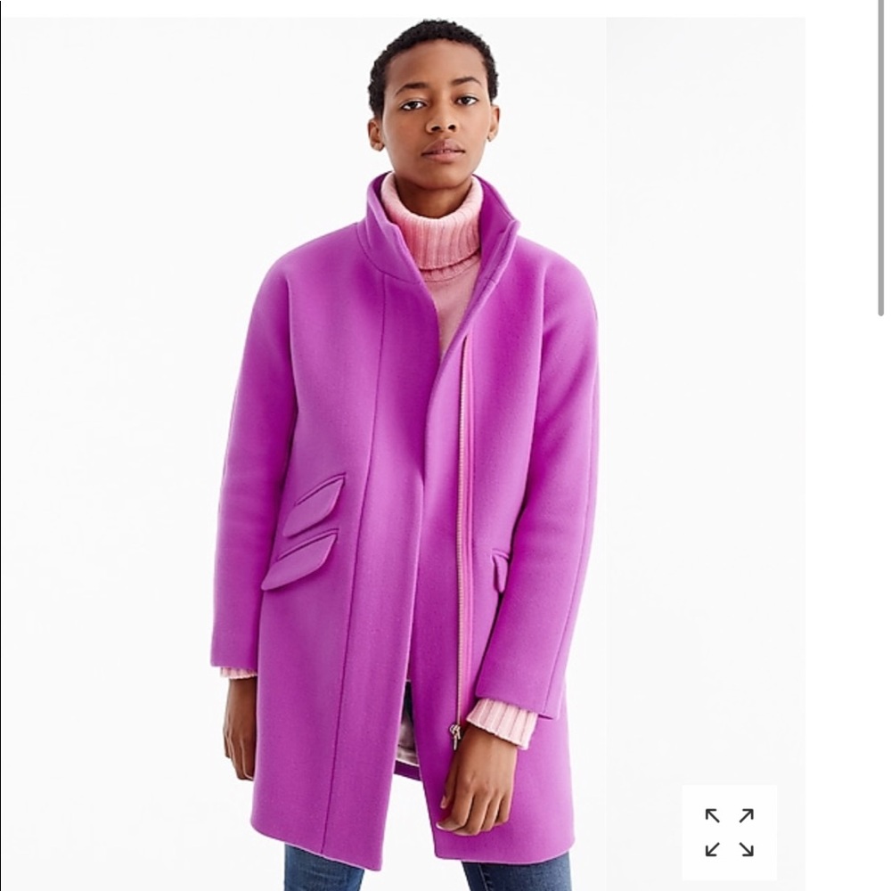 J.Crew Cocoon Coat Italian Stadium-Cloth Wool 4